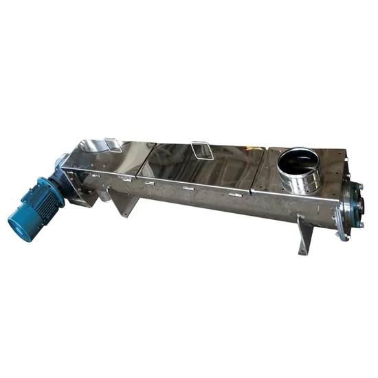 Labor Saving Mining Stainless Steel Inclined Screw Conveyor Tubular Hopper Concrete Powder