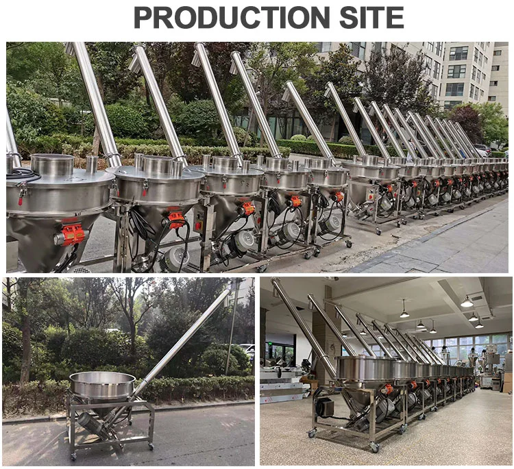 Flange Shaftless Screw Conveyor for Cement Sludge Commercial Grain Particle Hoist Automatic Machine Screw Auger Conveyor Machine