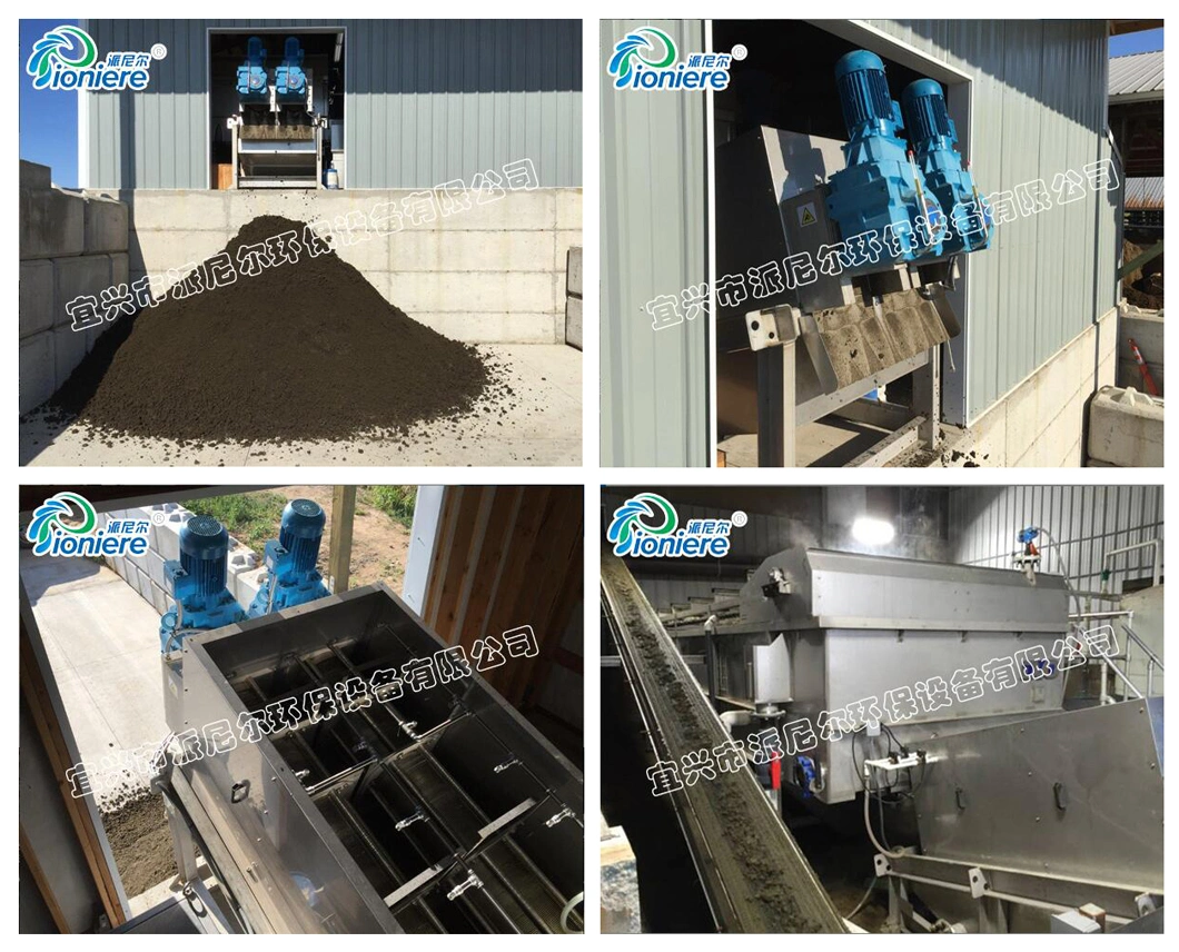 SS304 Shaftless Screw Conveyor for Sludge Transfer