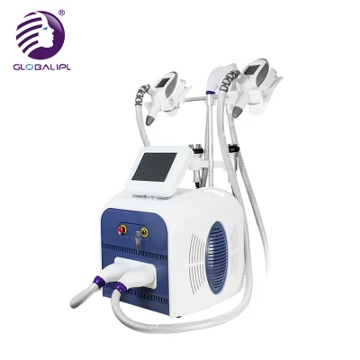 Dispositivo dimagrante multipolare RF per cavitazione laser a diodi laser Cryoliposis + Lipo 5 in 1 Dispositivo di congelamento del grasso criogenico