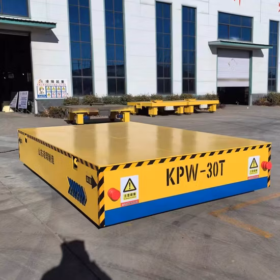 Carrello motorizzato a batteria per trasferimento materiale